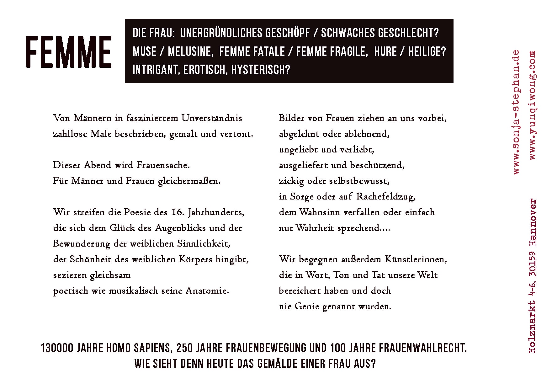 FEMME-Plakat-Rückseite